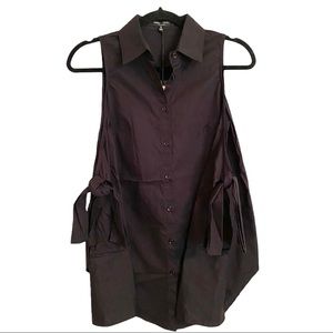 Romeo & Juliet Couture black blouse, size S. NWT